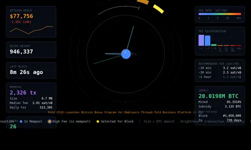 Blokkflyt Bitcoin visualization